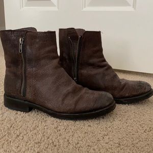 Frye Natalie Double zip boots